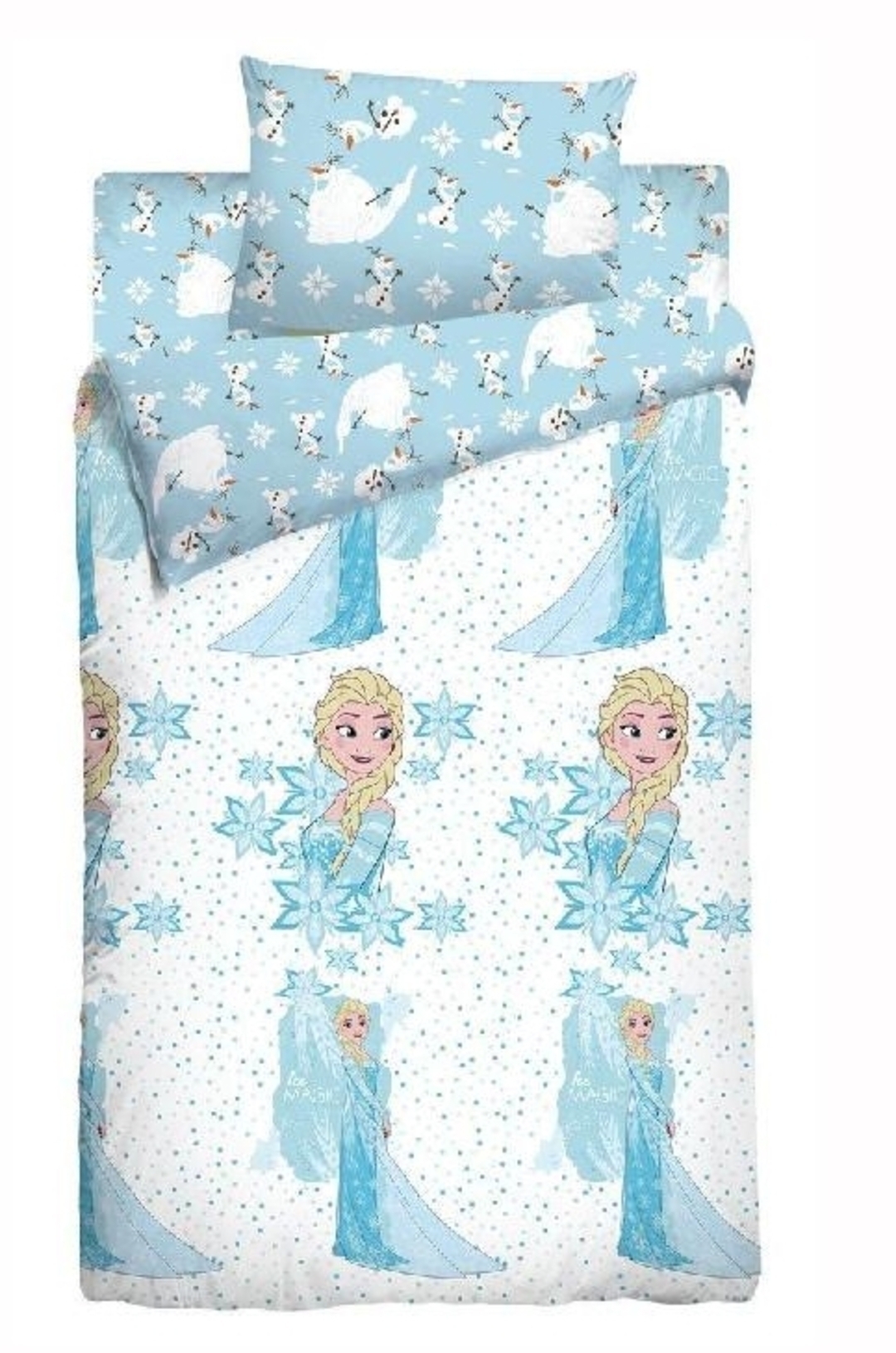 КПБ 1,5сп поплин (наволочка 50*70) Дисней <8450/1+8451/1 ELSA  Холодное сердце, Эльза>