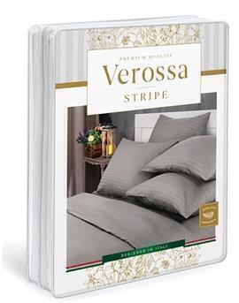КПБ  страйп-сатин (нав 70*70) Verossa Stripe <70309 Silver moon>