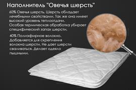Одеяло овечья шерсть микрофибра Реноме