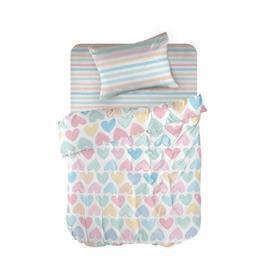 КПБ в детскую кроватку перкаль Wenge baby <972860 Hearts>